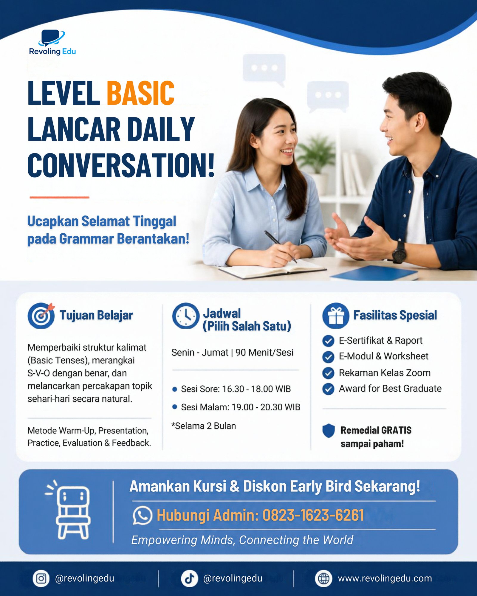 Basic English Class Flyer